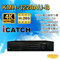 昌運監視器 KMH-3228AU-B H.265 32路 DVR 數位錄影主機 4K高畫質 可取DUHD【APP下單跨店最高22%點數回饋】
