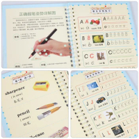 English Copybook For Calligraphy Books For Kids Word Children's Book Handwriting Children writing Learning English Practice Book