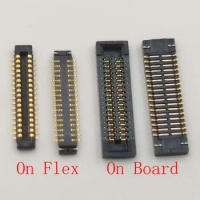 1Pcs LCD Display Screen Plug Flex FPC Connector Jack For Huawei Honor 10X X10 Max Y9A X10MAX Mate 30 Mate30 Lite On Board 34Pin