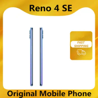 Original OPPO Reno 4 SE Cell Phone4300 mAh Battery 65W Super Charge 6.43 inch OLED Screen Rear Main Camera 48.00 MP