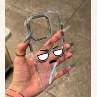 Case Xiaomi Redmi Note 7 8 9 10 11 12 13 14 15 Pro Poco M6 Pro M8 X6 X7 Ekspresi Lucu Kartun Clear S