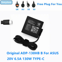 Original AC Adapter Charger For ASUS 20V 6.5A 130W TYPE-C ADP-130HB B Laptop Power Supply