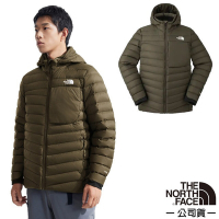 【The North Face】男 1966 超輕防潑水抗風鵝絨連帽保暖外套_89ZQ-21L 烏木綠