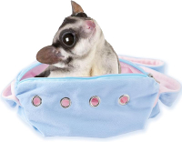 Meow&Woof Sugar Glider Bonding Pouch SmallCarrier Bag Sling with Strap Critter Cuddler for Gliders F