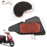 Electric Motorcycle Air Filter Motor Bike Intake Cleaner For Yamaha JOG i CYGNUS GT FX125 Xuying 125，Sponge Air Filter Accessor