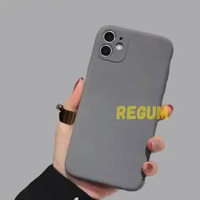 Soft Case Iphone 12, 12 Mini Silikon Slim Matte Silikon Sandstone 12 Mini Abu-Abu