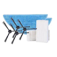 ilife v55 Parts Pack side Brush*4 pc (2 pair)+Mop *2 pc+hepa Filter *2 pc for ilife v55 Robot Vacuum Accessories