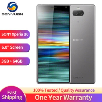 Sony Xperia 10 I3113 I4113 4G LTE Mobile Phone 6.0'' 3GB RAM 64GB ROM 13MP+5MP CellPhone Octa Core Android SmartPhone