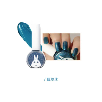 【Recipe Box】韓國 recipebox 可撕式水性兒童指甲油-藍珍珠(兒童水性指甲油 可撕式指甲油 韓兔指甲油)