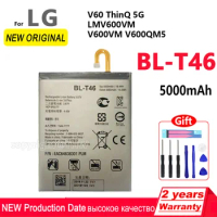 100% Original 5000mAh BL-T46 Battery for LG V60 V60 ThinQ LMV600VM V600VM V600QM5 Phone Batteries With Tools+Tracking Number