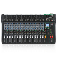 Hot Selling Manufacturers Professional 16 Channel Audio Mixer Console Home KTV with Blueteeth