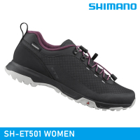 城市綠洲 SHIMANO SH-ET501 WOMEN 自行車硬底鞋 / 黑色(車鞋 自行車鞋 非卡式自行車鞋)