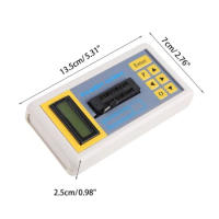 Transistor Tester Integrated Circuit IC Tester Meter Maintenance Tester MOS NPN Detector 3.3V/5.0V/Auto Search Mode