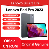 New Product Original Lenovo Xiaoxin Pad Pro 12.7 2023 Snapdragon 870 2944×1840 144Hz 8G+128G/256G 10200mAh Face Recognition