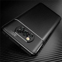 For Xiaomi Poco X3 NFC Case Bumper Silicon Slim Carbon Fiber Anti-knock Case For Xiaomi Poco X3 Pro Cover For Xiaomi Poco X3 NFC