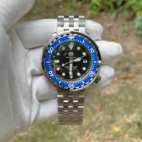 SEIKO TUEDIX NH35A Luxury Watch Movement Mechanical Green 12 Hours Insert Tuna Business Wristwatch Luminous Diver Watch for Men