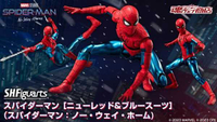 【上士】現貨 代理版 魂商店 S.H.Figuarts SHF 蜘蛛人 新版紅藍戰衣 (蜘蛛人：無家日) 65529