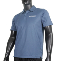 Adidas Basic Polo [IS0296] 男 POLO衫 短袖 上衣 戶外 運動 訓練 休閒 吸濕排汗 藍