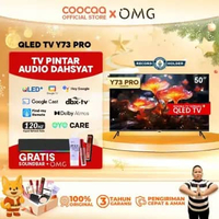[TERBARU] COOCAA TV 50 inch Y73 Pro - 4K QLED+ - Google TV - 120Hz Motion - S AI Engine - MEMC - Eye