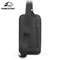 Kingsons Men's Chest Bag Charging Small Backpack Hot Selling Shoulder Bag Wholesale Business Phone Bag