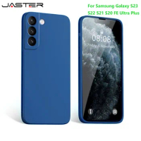 Liquid Silicone Square Case For Samsung Galaxy S23 S22 Ultra Plus Original Cover For Samsung S23Ultra S22Ultra Sofe TPU Cover