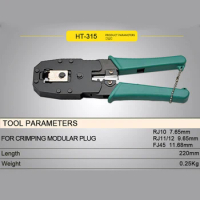 HT-315 Wire Rope Crimping (Hand Swage)Tool Crimping Tool Wire Crimpers with Carbon Steel for Crimping Network Wire Connector