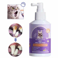 Dog Breath Spray Cats Teeth Clean Deodorant Prevent Calculus Remove Kitten Bad Breath Mouth Care Cleaner For Puppies Kittens