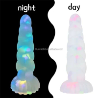 Spiral Silicone Anal Dildos Anal Sex Toy for Women Gay Masturbator Novelty Sex Toys Glow in the Dark Dildos