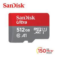 SanDisk Ultra micro SD  512GB 記憶卡150MB/s