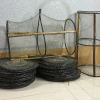 COMBO 50 lờ cá cải tiến vành nhựa size 30x52 ( Tặng 2 lờ cá + ghim vá lưới )