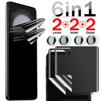 Screen Protector Films for Samsung Galaxy Z Flip 5 Privacy Outer Inner Screen Film Tempered Glass Camera Lens Film for Z Flip5