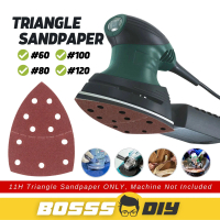 11 Hole Triangle SandPaper Waterproof Abrasive / Sandpaper Kertas Pasir Silicone Carbide Sanding Acc