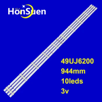 10LED 945mm LED backlight Strip for 49UJ6200 49UJ620v 49PUF6072/T3 JL.D490A1330-001CS-M 001BS-M2 HV490QUB-N8A