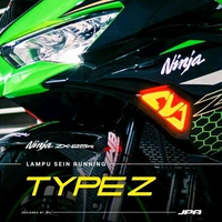 qSen Sein JPA Depan Led Running Ninja 250 Fi 2018 / Zx25r Putih