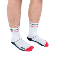 Ecordie \ OLIVER-1 \" socks Kaos kaki putih Pria Basic Pendek Motif"