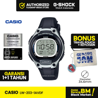 Casio General LW-203-1AVDF | Jam Tangan Wanita Cewek | Digital | Anti Air | Original | Casio Watches