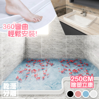 【QIDINA】250cm-多用途乾濕分離防水擋水條-附塑利康(防水條 止水條 阻水條 隔水條)
