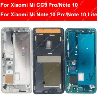 Middle Frame Housing For Xiaomi Mi Note 10 Note 10 Pro Mi Note 10 Lite Mi CC9 Pro Middle Frame Bezel Plate Chassis Cover Parts