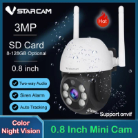 Vstarcam CS661 Mini 3MP Wifi Camera Outdoor Human Detection Video Surveillance Two Way Talk Color Night Vision Dual-antenna Cam