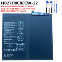 Original HB27D8C8ECW-12 7250mAh Battery for Huawei MatePad Pro 10.8 (2021) 10.8 (2019) 5G MRX-AL09 MRR-W29 MRX-W09 MRX-W19 AL19