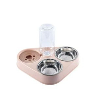 狗狗雙碗自動寵物不鏽鋼碗自動餵食器貓咪飲水器貓盆狗碗貓碗貓貓用品