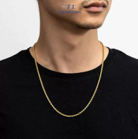 Kalung Tambang Titanium Premium Anti Karat | Rantai Tambang Titanium Pria Wanita | Kalung Tambang Em
