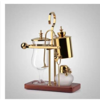 Stainless Steel Gold Silver Syphon Siphon Espresso Royal Balancing Vacuum Coffee Maker Machine