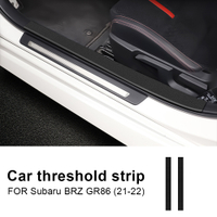 For Subaru BRZ Toyota GR86 GT86 Car Threshold Strip Door Sill Strip Protector Sticker Decoration Acc