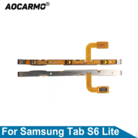 Aocarmo For Samsung Galaxy Tab S6 Lite Power Volume On Off Flex Cable 4G WIFI P610 P615 P615C Replacement Parts