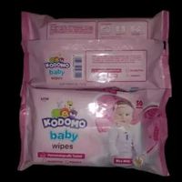 Kodomo Baby Tisu Basah Rice Milk 50Sheets, Kodomo Tisu Basah Aloevera 50Sheets, Kodomo Baby Tisu Bas