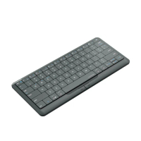 【CLICK&amp;TOUCH2 魔速鍵盤】鍵盤表面就是觸控板 ! 滑鼠、觸控板、鍵盤 三合一無線鍵盤(國際版 一年保固)