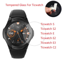 Tempered Glass Screen Protector For Ticwatch S S2 E E2 E3 Smart Watch Protective Screen Glass Film For Ticwatch C2 Clear Protect