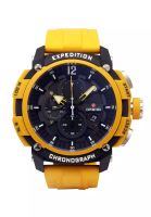 Expedition Expedition Jam Tangan Pria - Yellow Black - Rubber Strap - 6781 PMCRTBBAYL