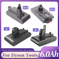 For Dyson SV07 SV09 SV10 SV11 SV12 V6 V7 V8 Series DC62 Handheld Vacuum Cleaner Battery Type A/B Series Rechargeable Battery